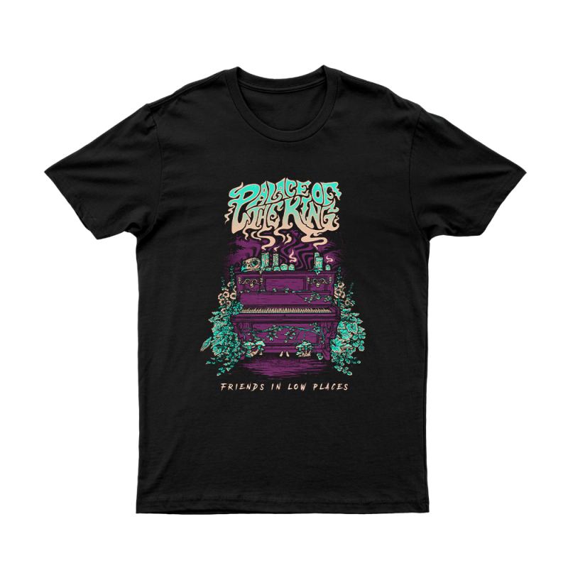 Palace Of The King - Friends In Low Places Black Tshirt by Reckless Records