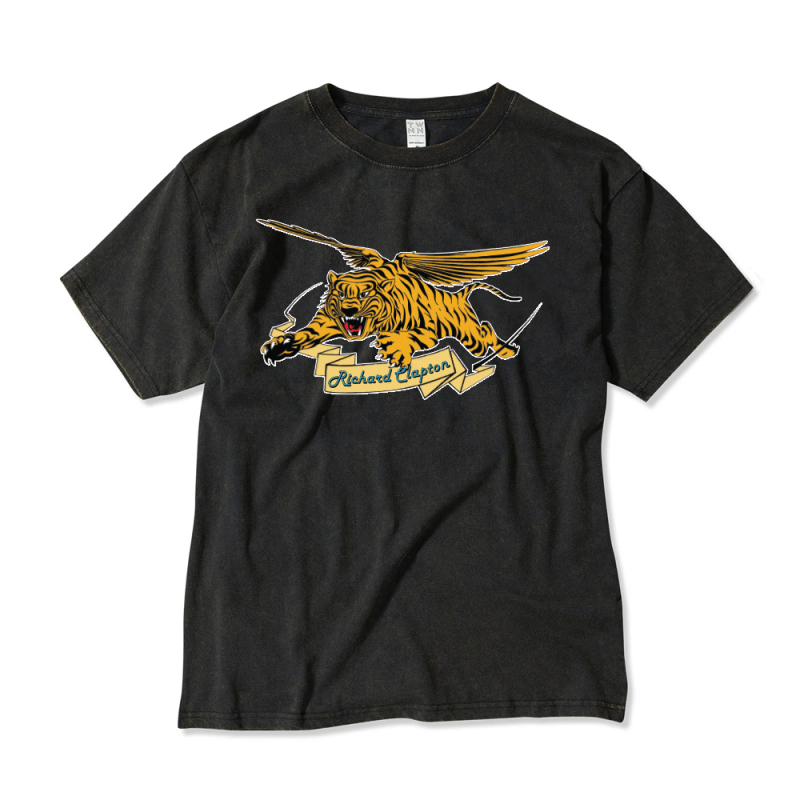 Goodbye Tiger Vintage Black Tshirt by Richard Clapton