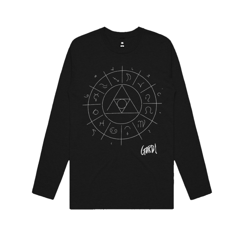 Long Sleeve Black T-shirt by Gordi