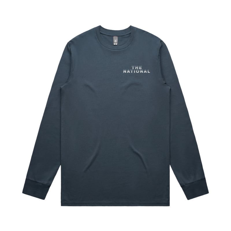 GREASE PETROLBLUE LONGSLEEVE TSHIRT by The National
