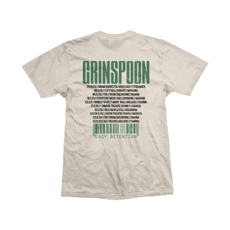 Natural Easy Detention Tour Tee by Grinspoon