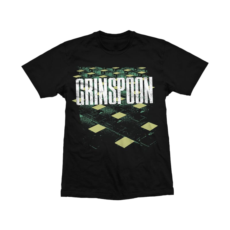 New Detention Tour Black Tshirt by Grinspoon