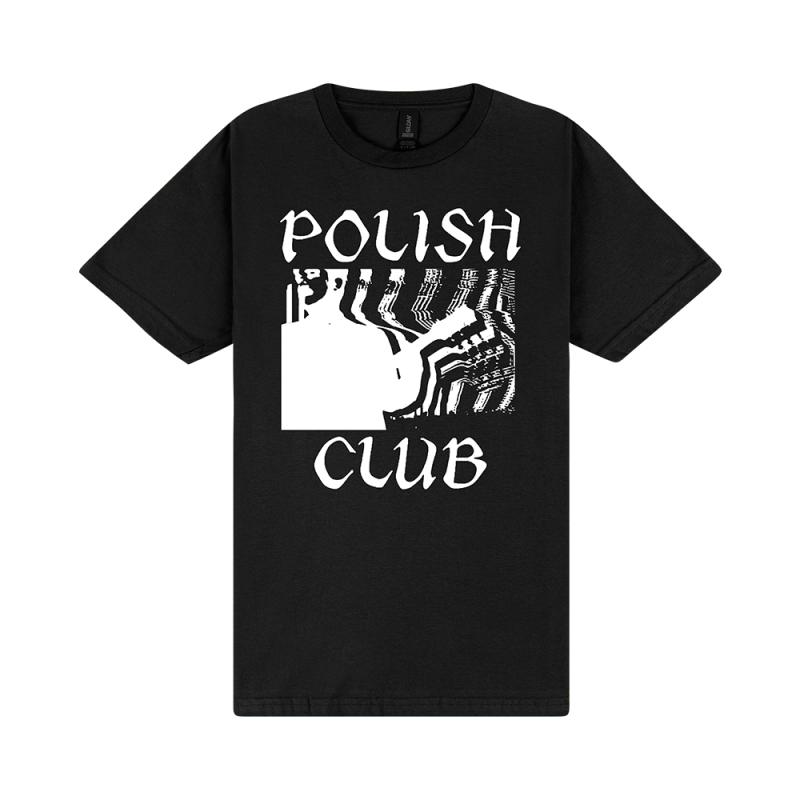 Guitar Drums Black Tshirt by Polish Club