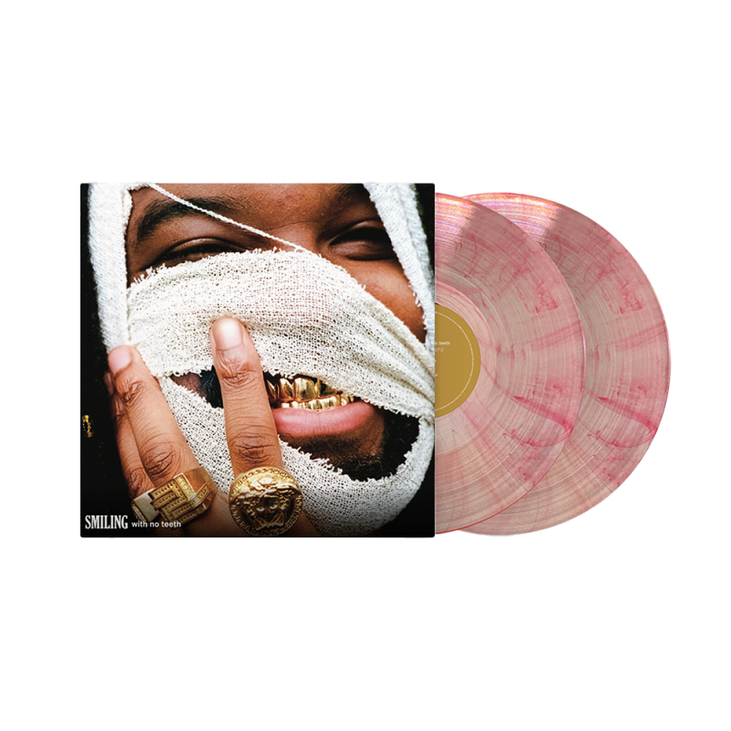 Smiling With No Teeth - Smokey Red 2LP by Genesis Owusu