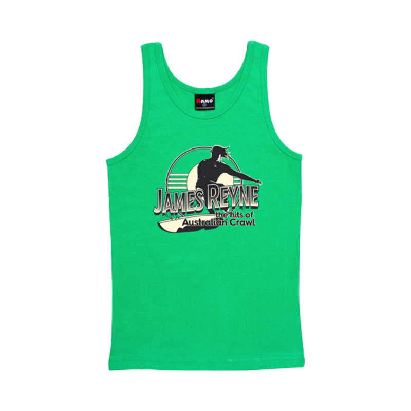 Green Tank/Singlet – Mono Tour 2024 by James Reyne