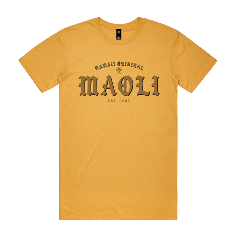 Hawaii Original Mustard Tshirt by Maoli