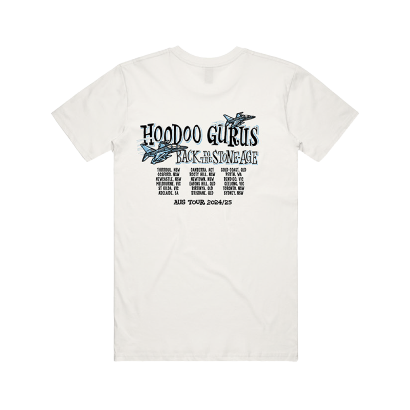 Palm Trees Natural Tshirt by Hoodoo Gurus