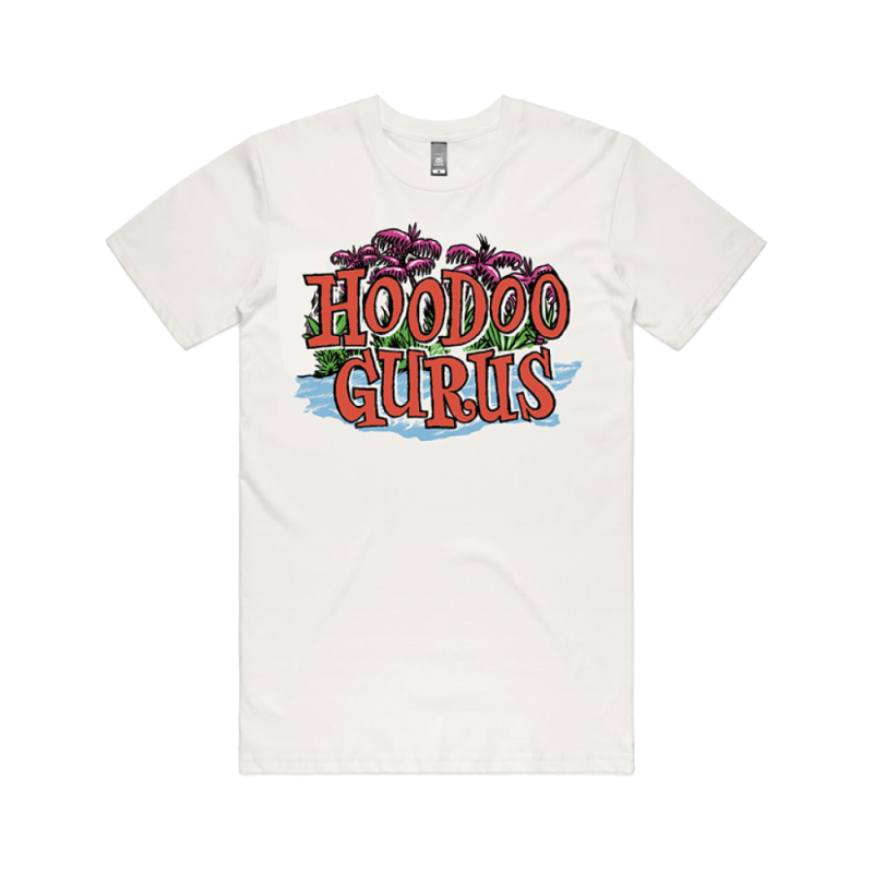 Palm Trees Natural Tshirt by Hoodoo Gurus