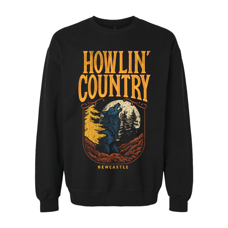 HOWLIN WOLF BLACK SWEATSHIRT by Howlin Country