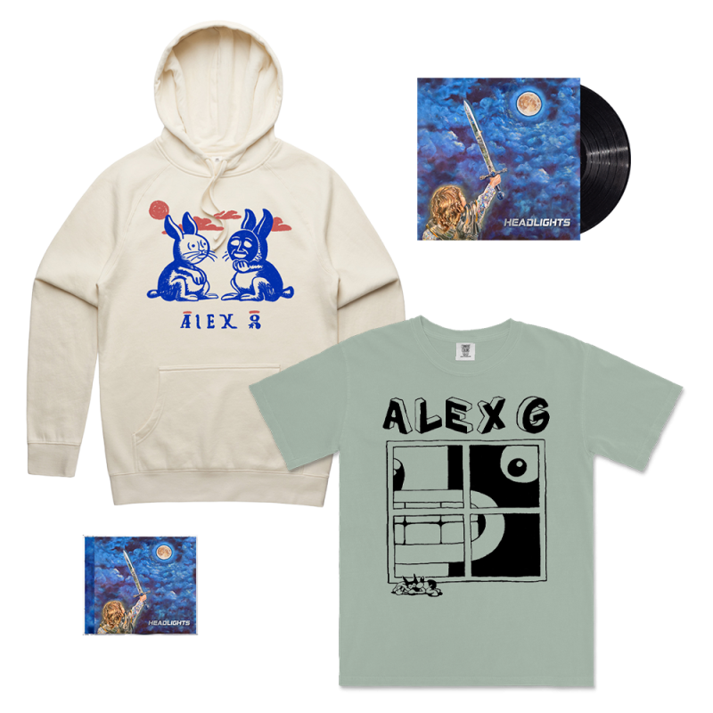 Headlights Music + Merch Bundle by Alex G