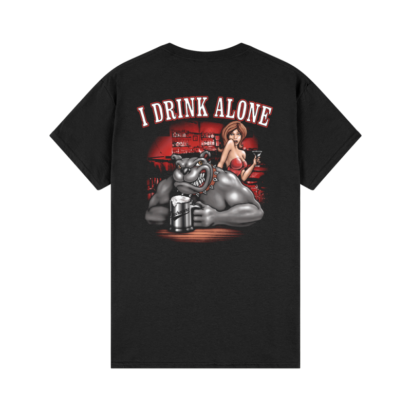I Drink Alone Black Tshirt by George Thorogood And The Destroyers