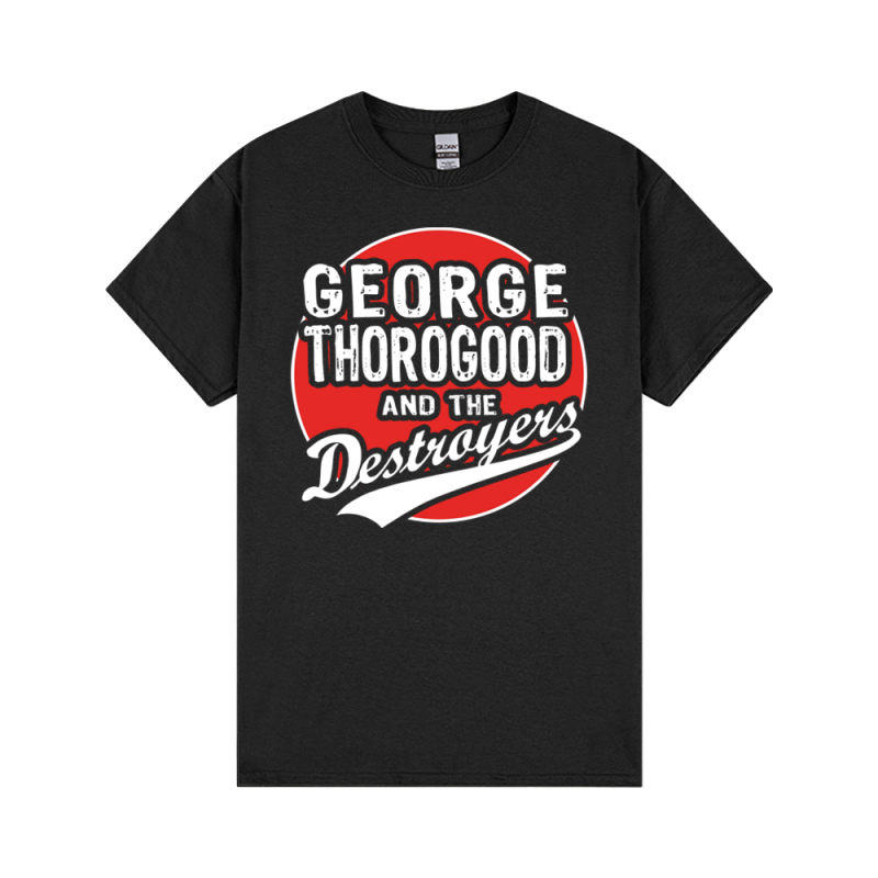 I Drink Alone Black Tshirt by George Thorogood And The Destroyers