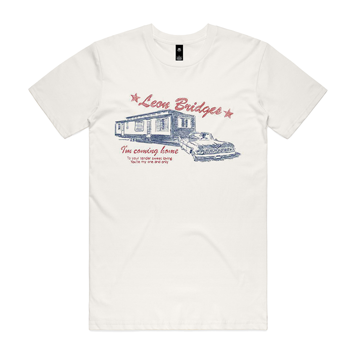 I'M COMING HOME NATURAL TSHIRT by Leon Bridges