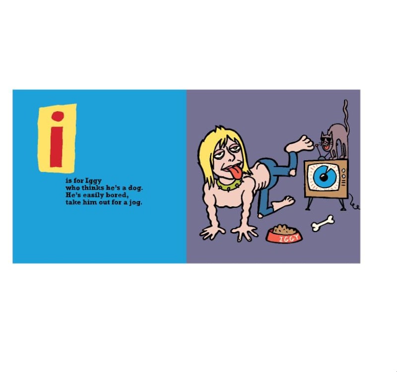 Never Mind Your P's & Q's - It's The Kid's Alphabet Book by ROCKIN ALPHABETS SERIES