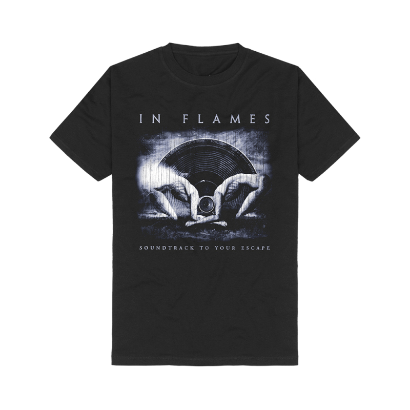 Soundtrack To Your Escape Black Tshirt by In Flames