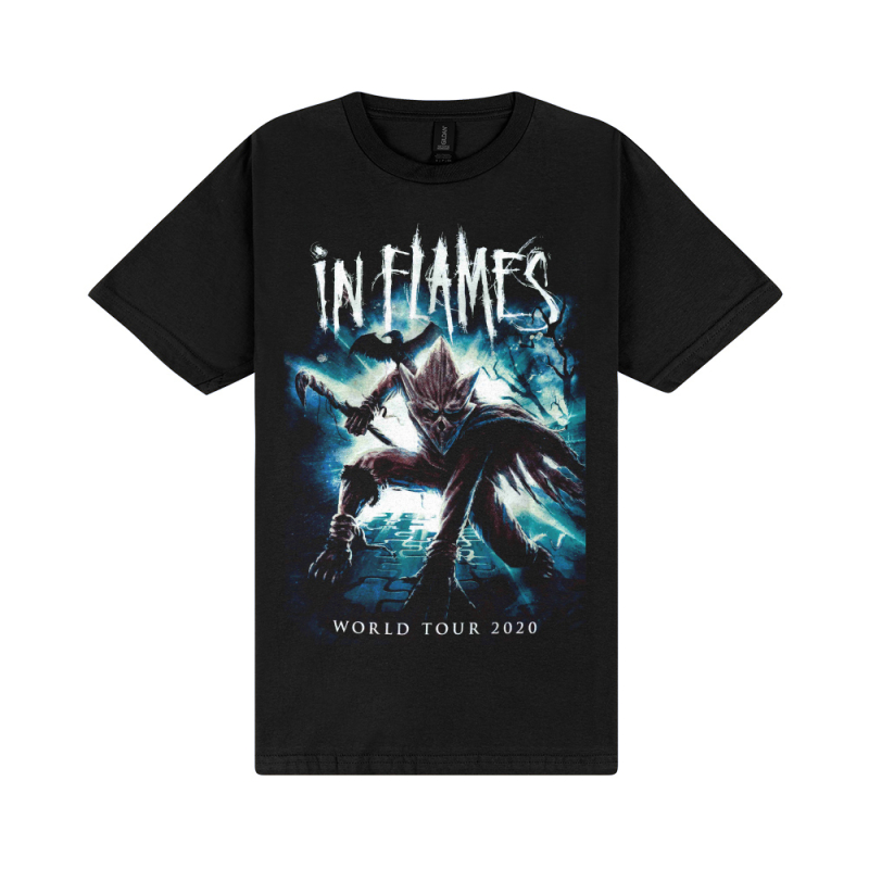 World Tour 2020 Black Tshirt by In Flames