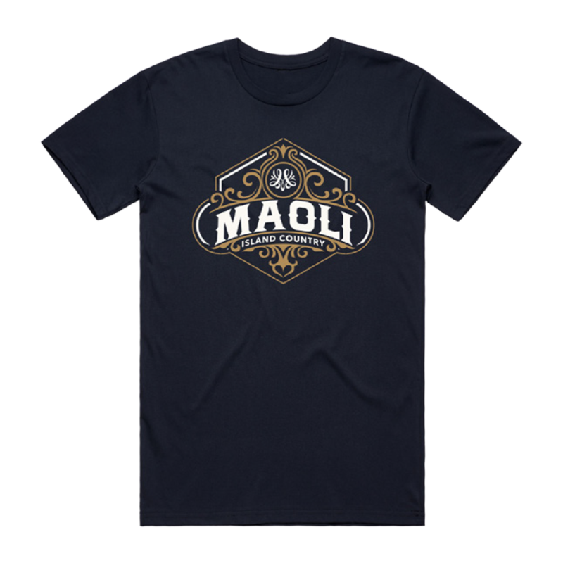 Island Country Tour Navy Tshirt by Maoli