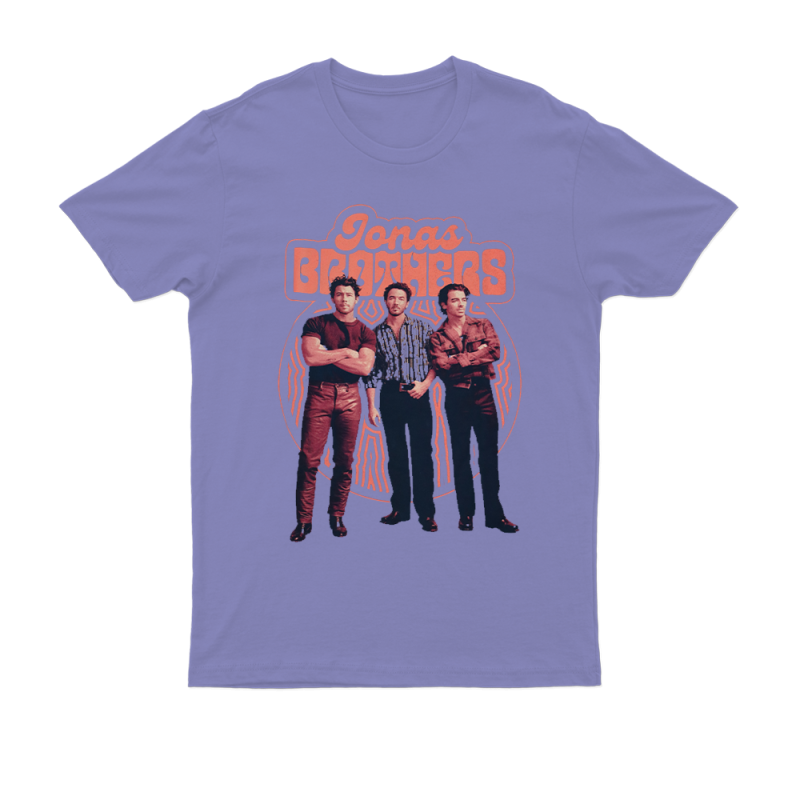 Purple Retro Tshirt by Jonas Brothers