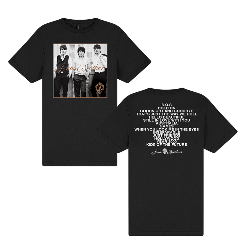 Classics - Jonas Brothers Black Tshirt by Jonas Brothers