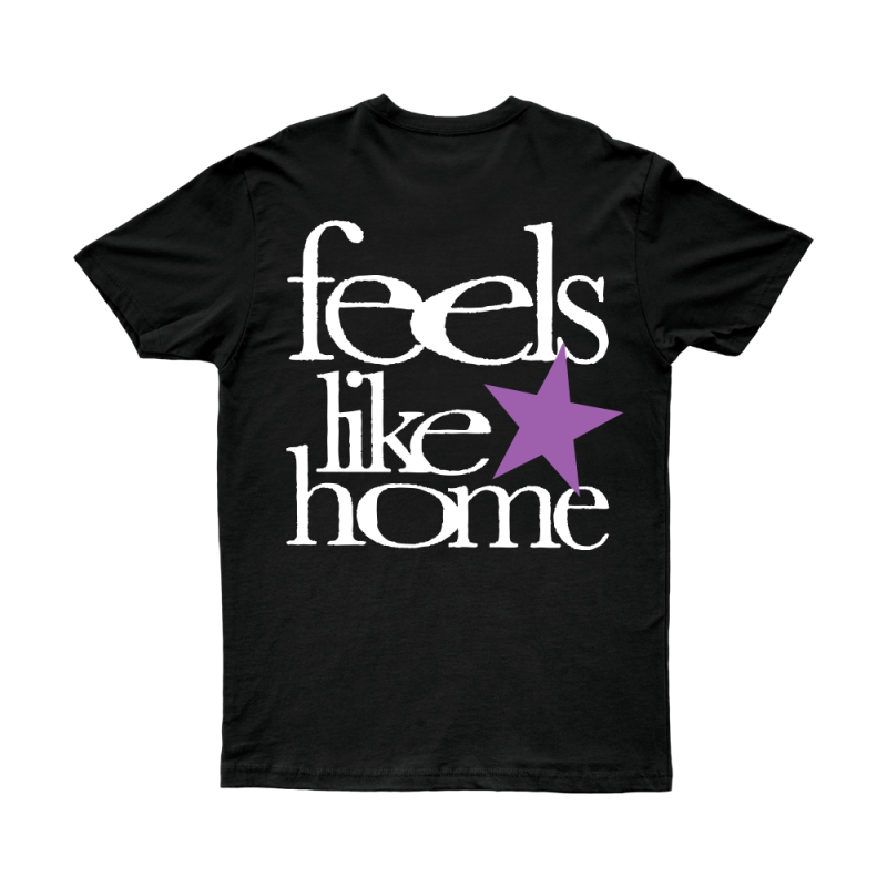 Feels Like Home Black Tshirt by Jess B