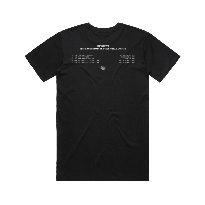 Jester Tour Black Tshirt by Montell Fish