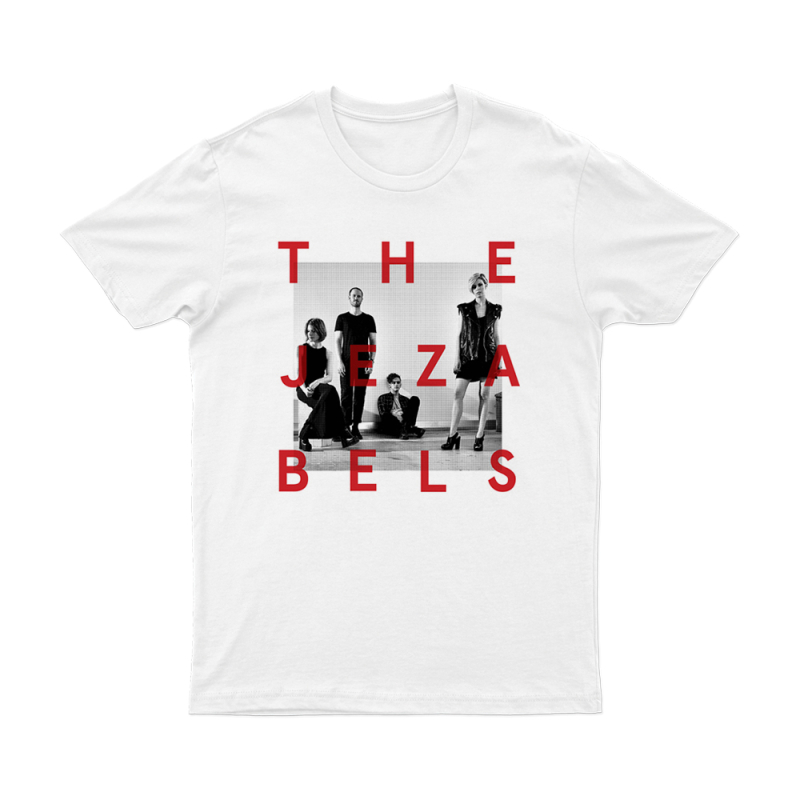 Band Photo White Tshirt by The Jezabels