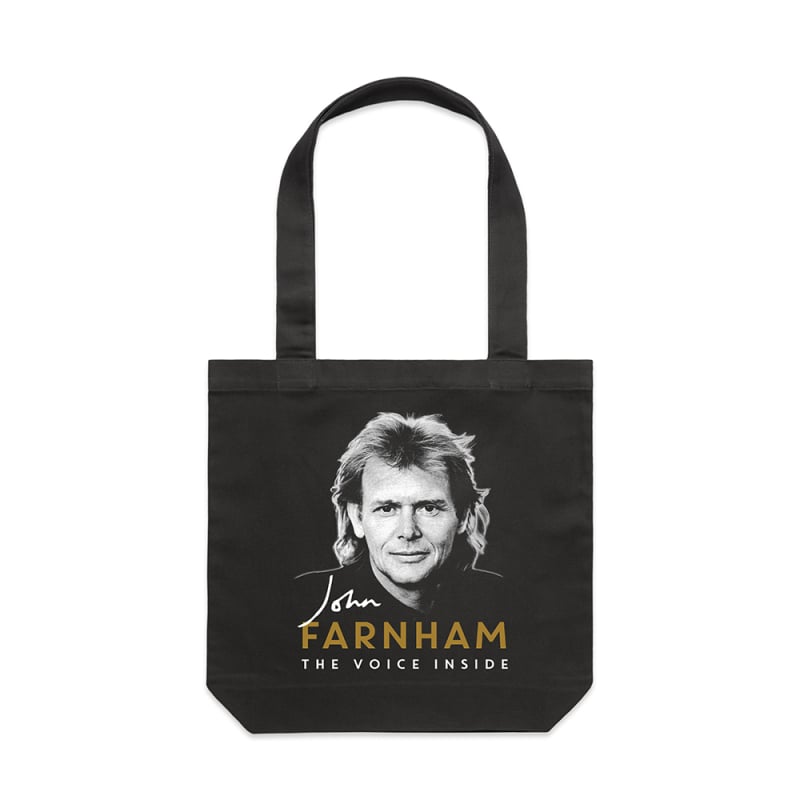 The Voice Inside Portrait Canvas Bag  // Book Bag by John Farnham