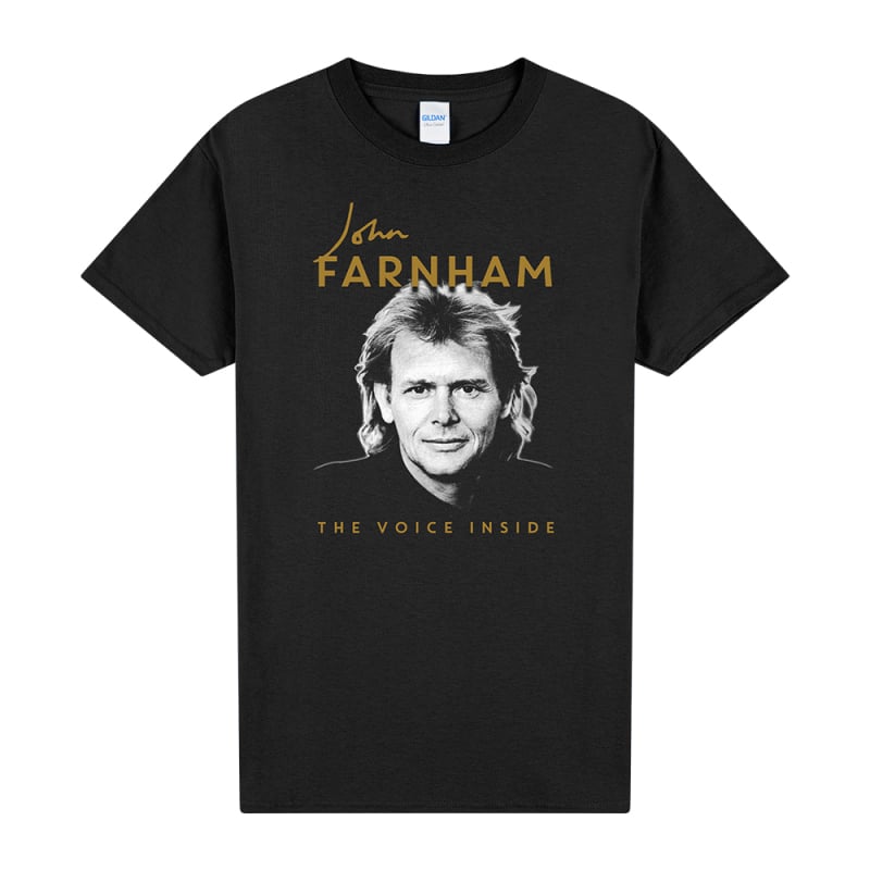 The Voice Inside Portrait Tshirt by John Farnham