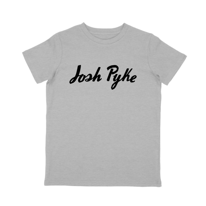 Block Logo Ash Grey Kids Tshirt by Josh Pyke