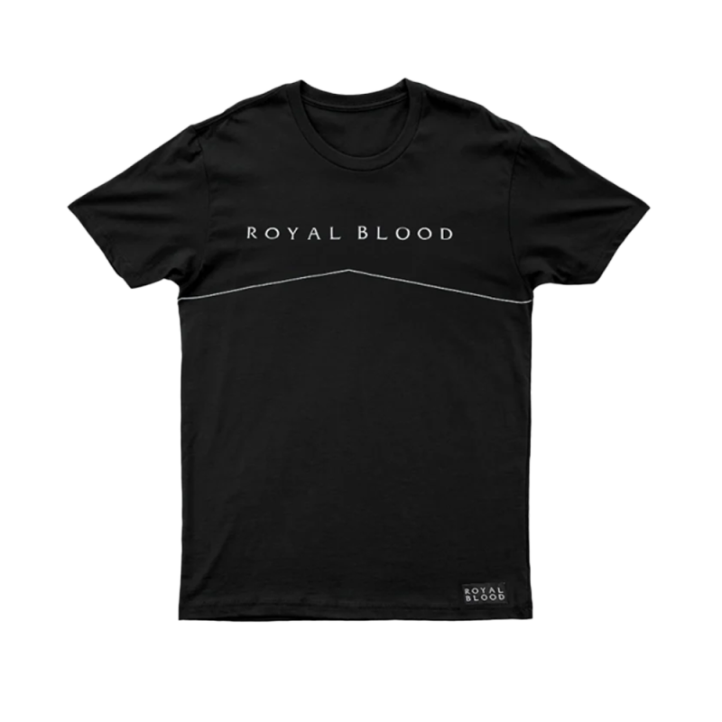 Jumbo Lines Tee (Black) by Royal Blood