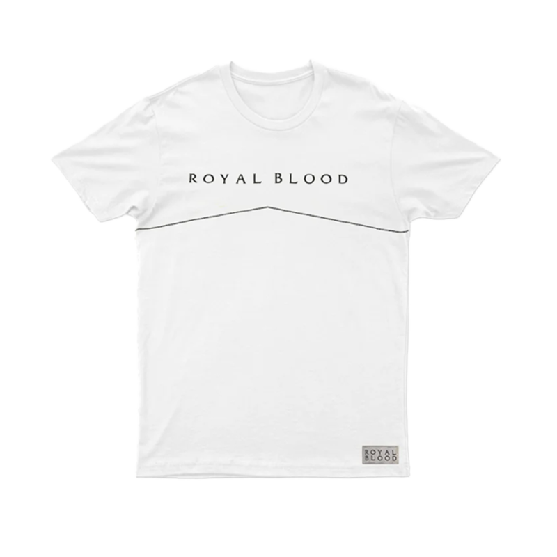 Jumbo Lines Tee (White) by Royal Blood