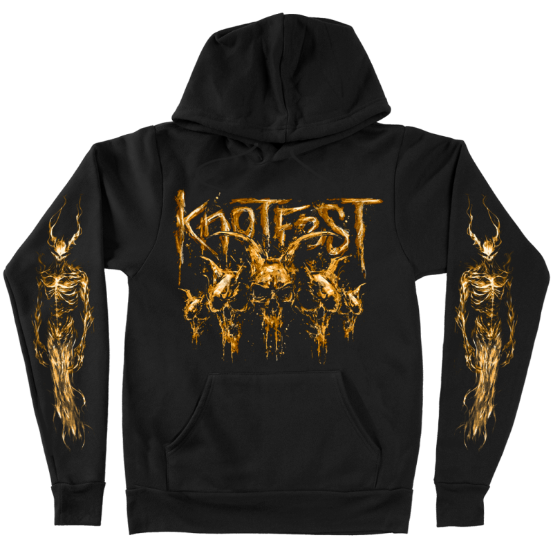 FIRE DRIPPER BLACK PULLOVER HOOD by Knotfest