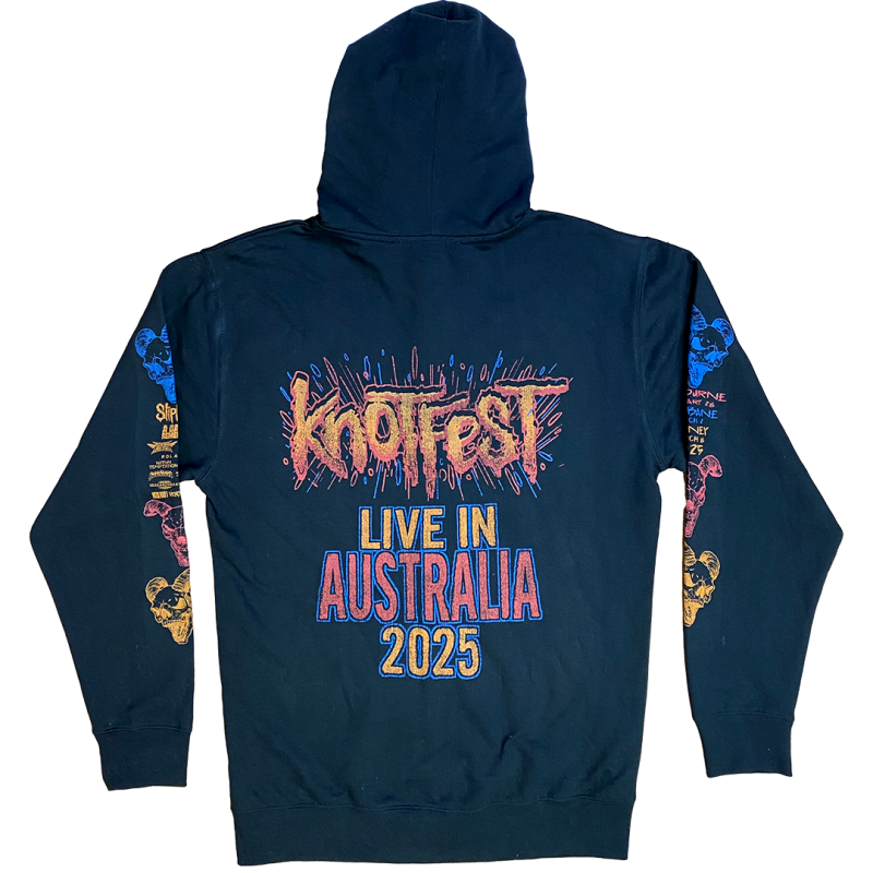 SKULL BANG BLACK ZIP-HOOD by Knotfest