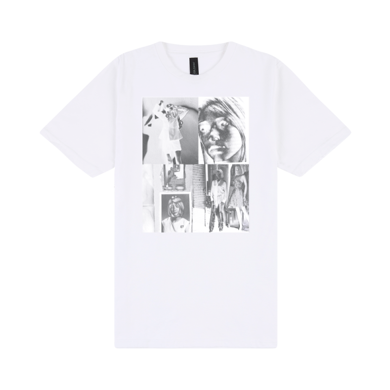 WHITE TOUR TEE by Kim Gordon