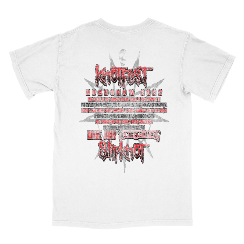 Knotfest Tour T-shirt in White by Knotfest