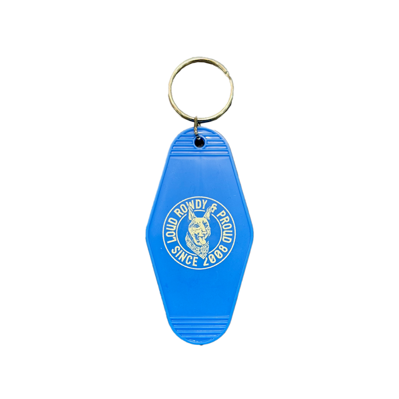 Kelpie Badge Blue Keyring by CMC ROCKS QLD 2025