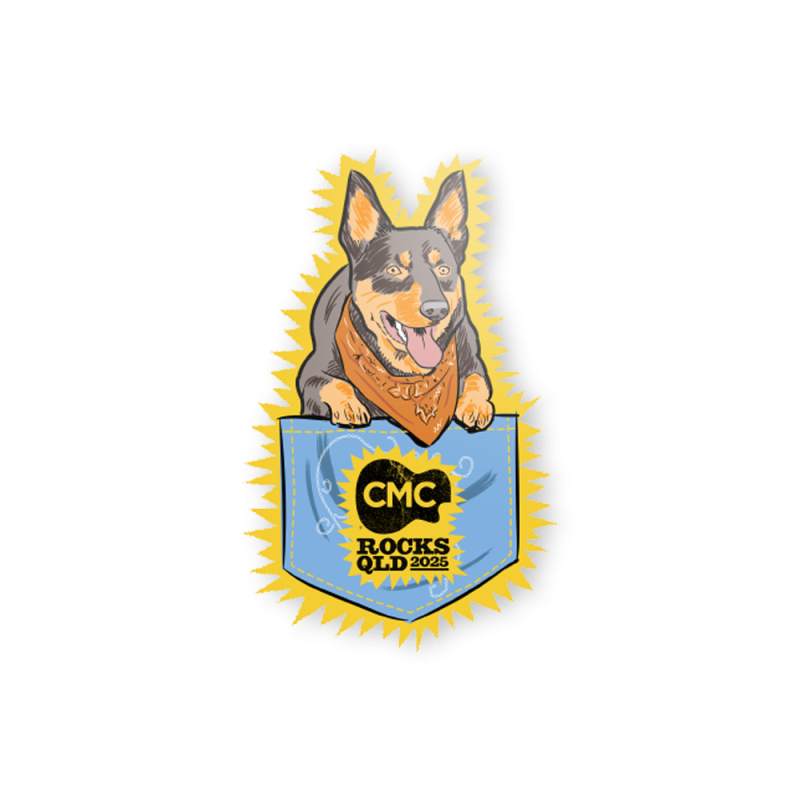 Kelpie Sticker by CMC ROCKS QLD 2025