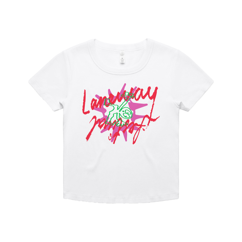 (2025) FALLING WHITE BABY TSHIRT by Laneway Festival