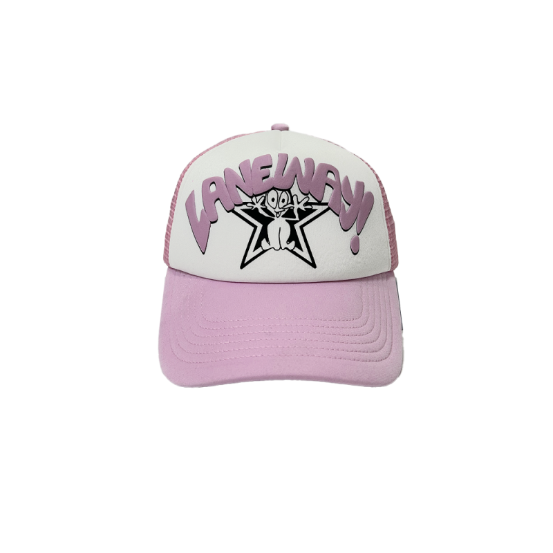 (2025) PINK / WHITE TRUCKER CAP by Laneway Festival