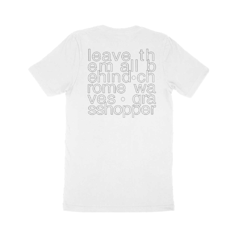 Leave Them All Behind White Tshirt by RIDE