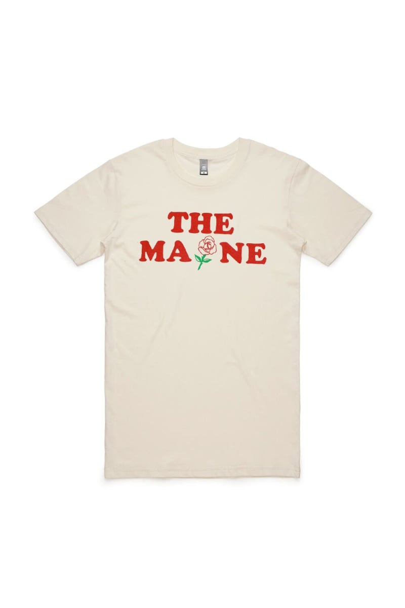 Vintage Rose Tan Tshirt by The Maine