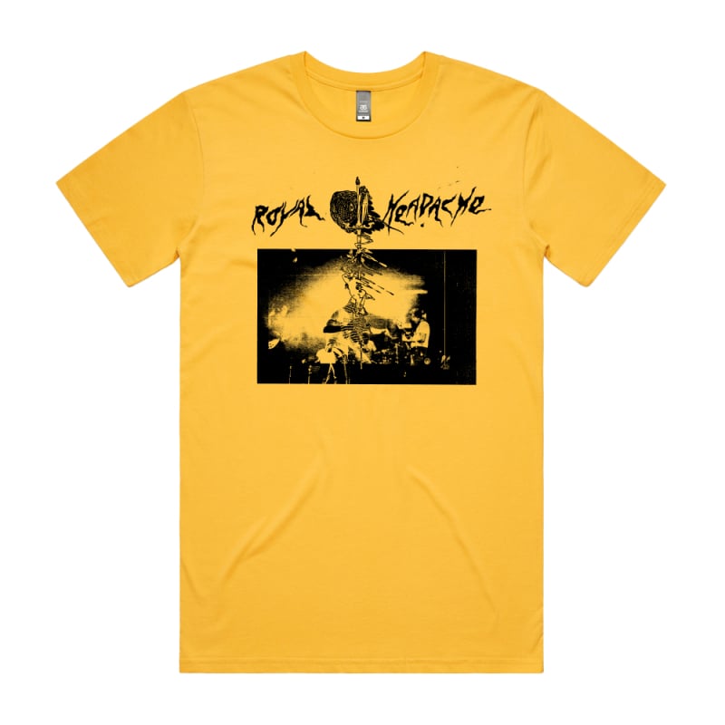 Live Photo Yellow Tshirt by Royal Headache