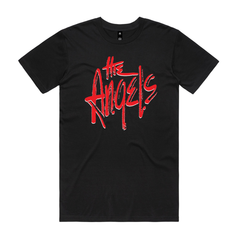 50 Not Out/Let The Night Roll On Black Tshirt by The Angels