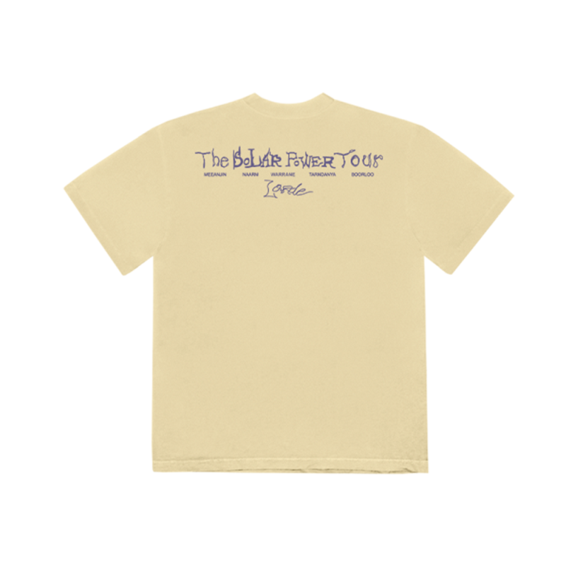 SHELL NZ YELLOW T SHIRT by Lorde