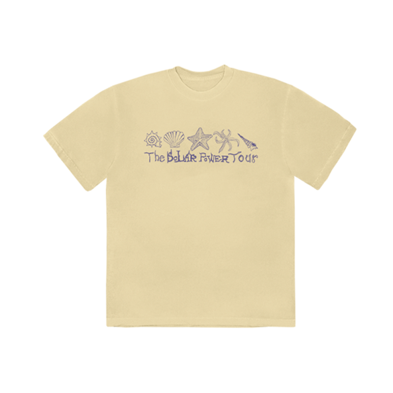 SHELL NZ YELLOW T SHIRT by Lorde