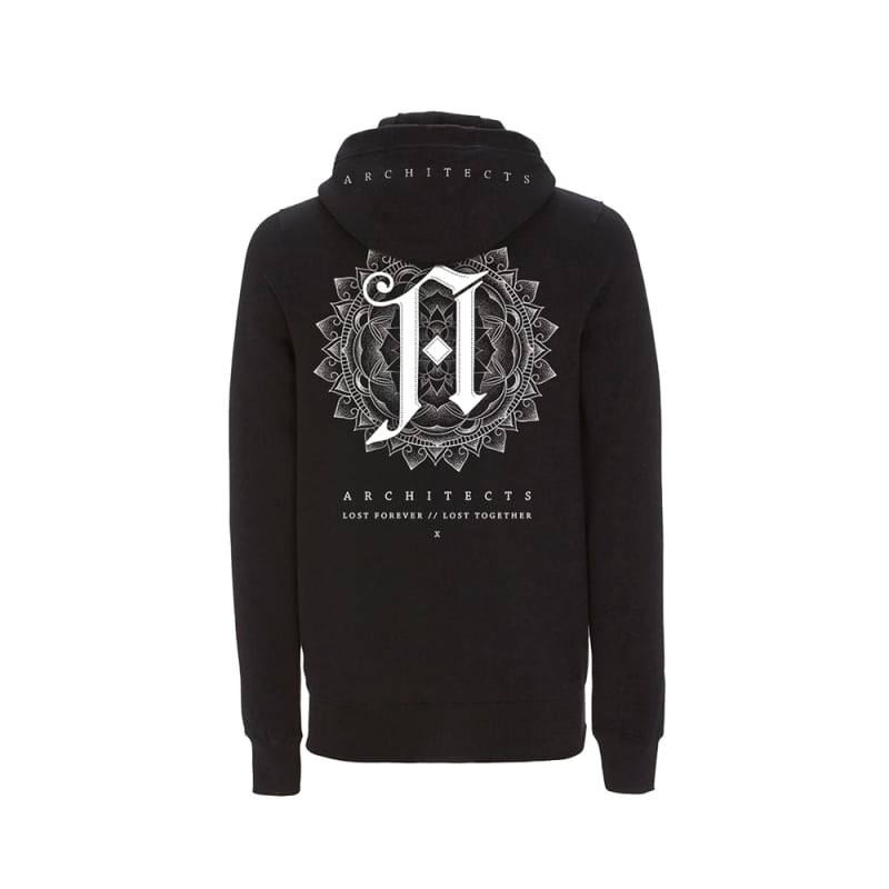 Lost Forever // Lost Together Black Hoodie by Architects