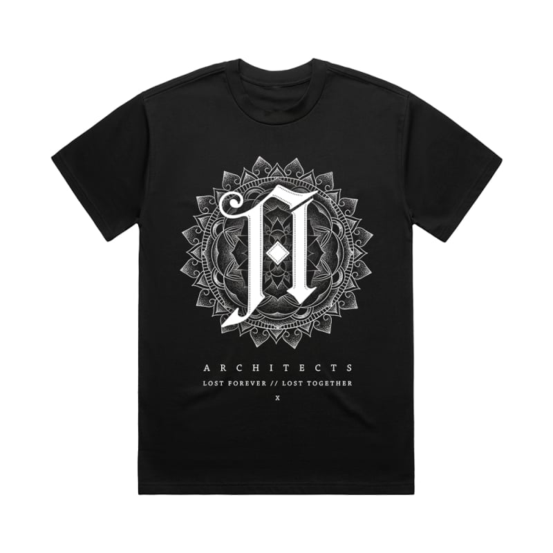 Lost Forever // Lost Together Black Tshirt by Architects