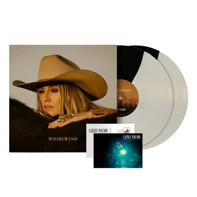 Whirlwind Black/White Vinyl 2LP by Lainey Wilson