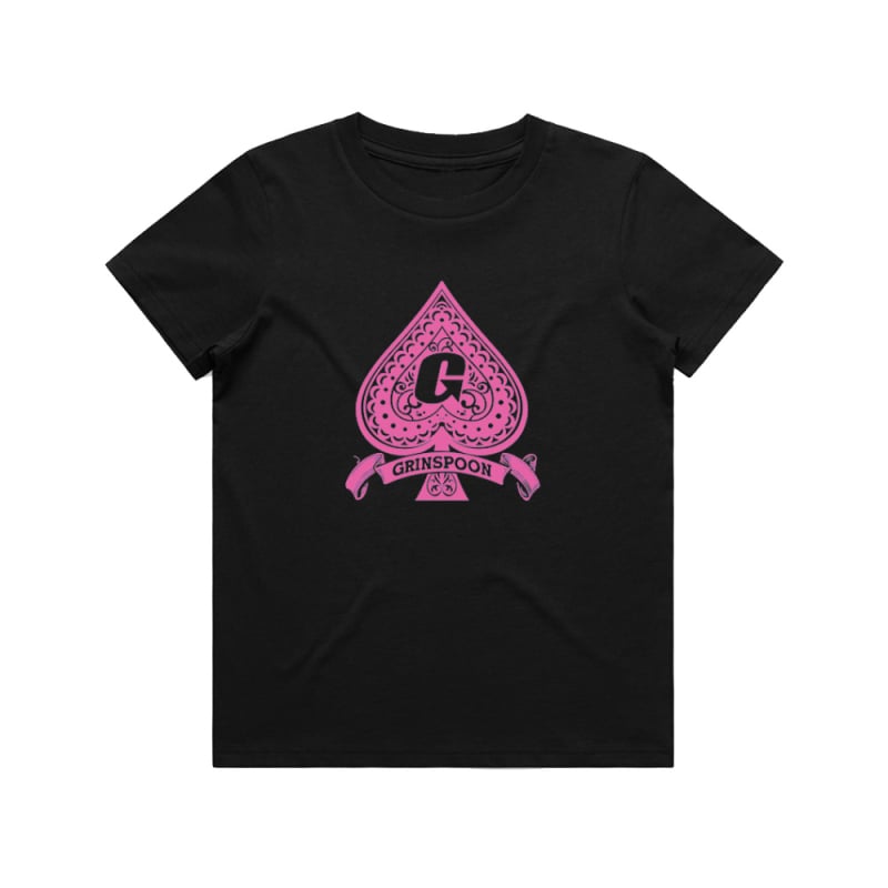 Spade Pink/Black Ladies Tshirt by Grinspoon
