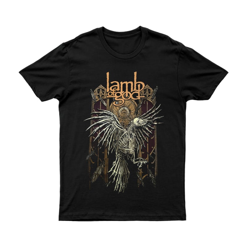 LAMB OF GOD (SUN BIRD) BLACK TSHIRT by Lamb Of God